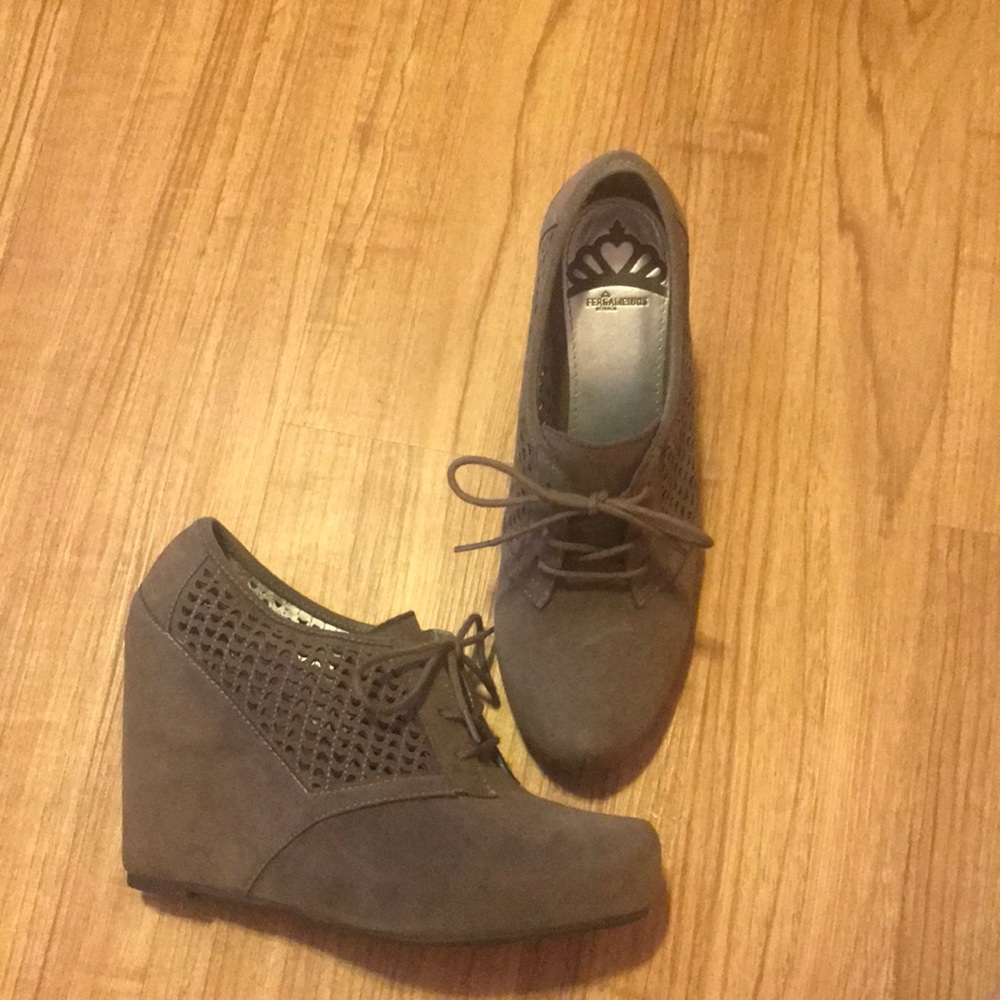 Suede Wedges